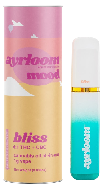 Photograph of product: 4:1 Bliss - TH-oui:CBC AIO (1.0g)