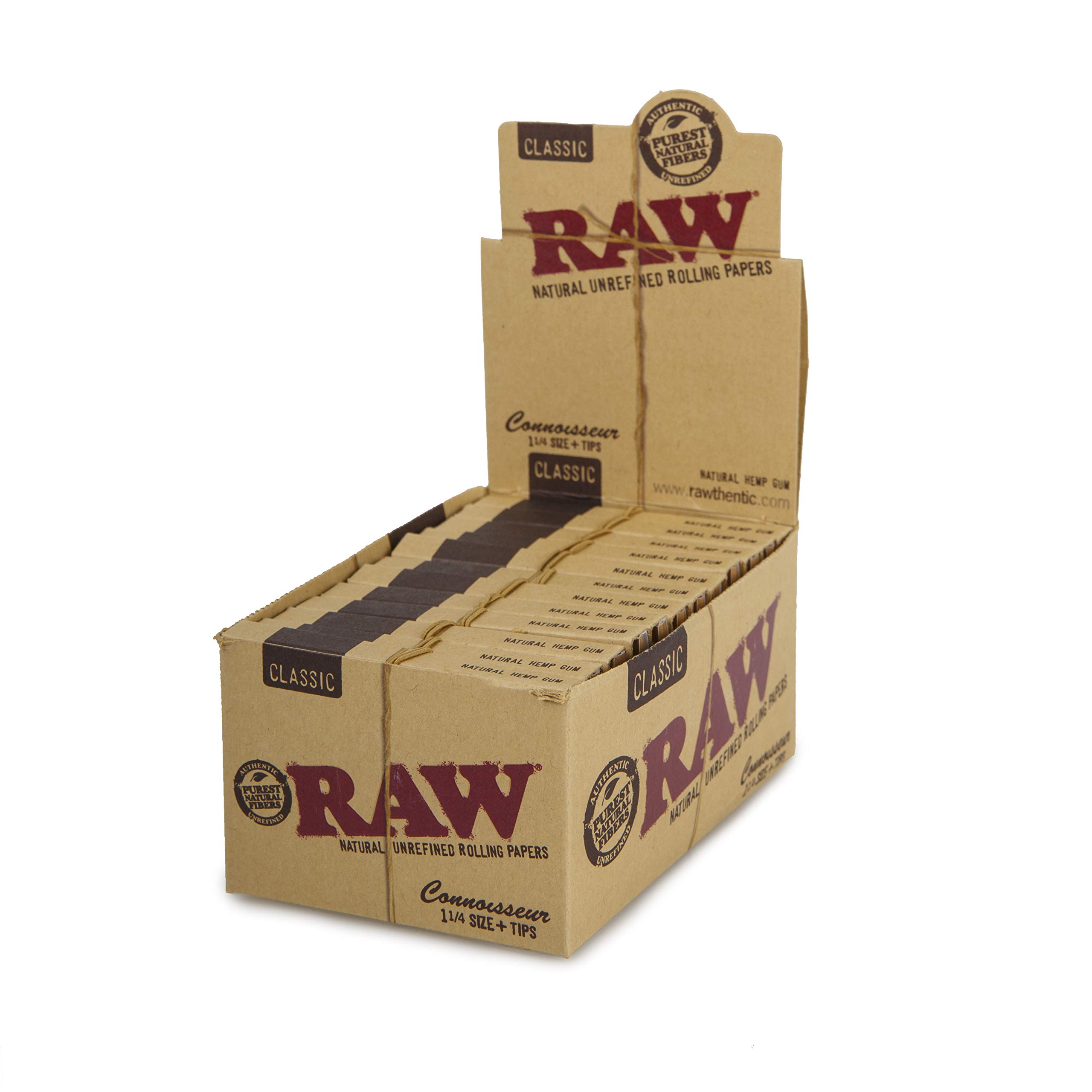 Photograph of product: RAW | CLASSIC CONNOISSEUR KING SIZE PAPERS W/TIPS Paraphernalia