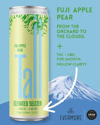 Photograph of product: Tall Elevated Seltzer Fuji Apple Pear 1:1 10mg