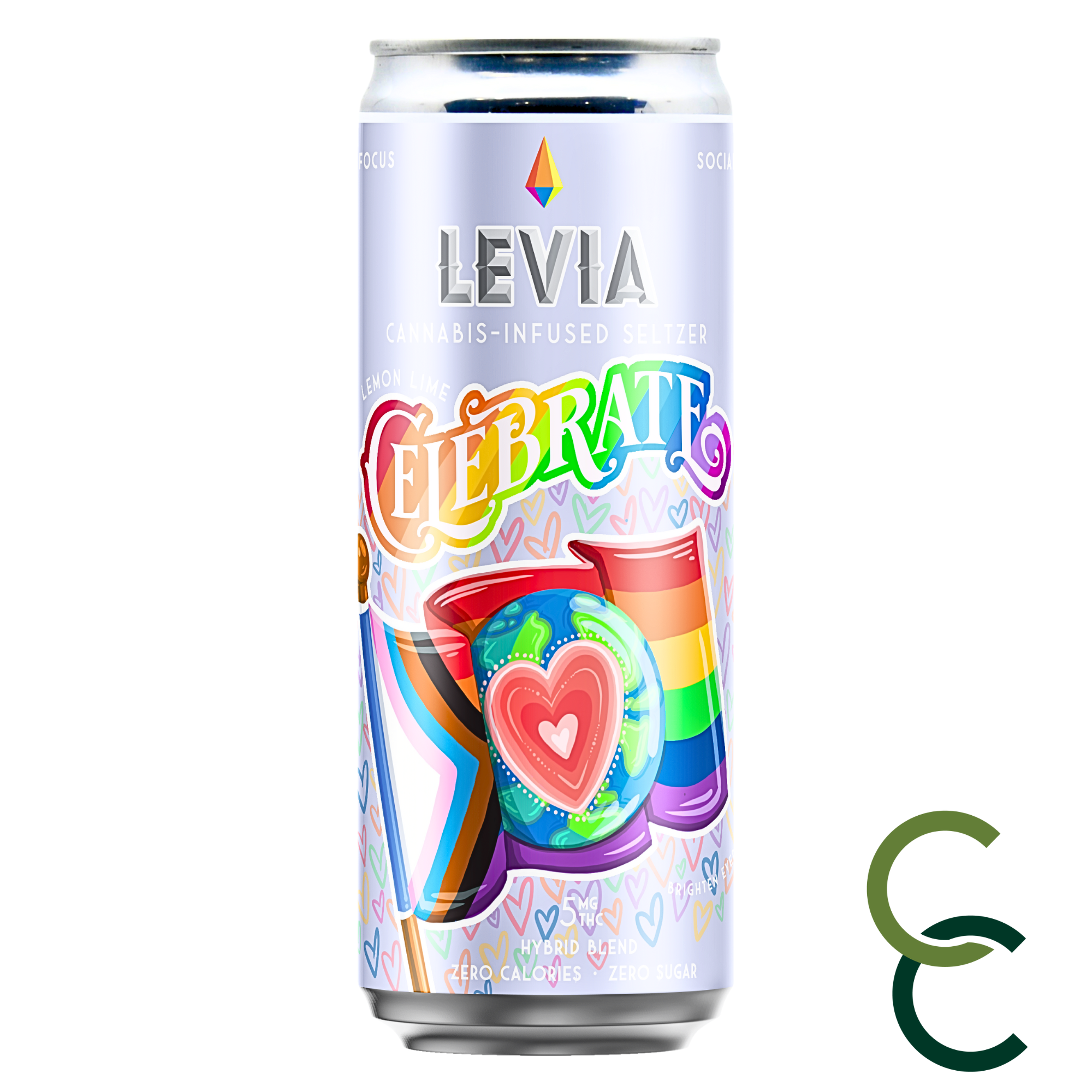 Photograph of product: Celebrate Lemon Lime Seltzer