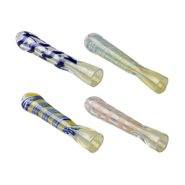 Photograph of product: 3.5" Colored Hourglass Chillum