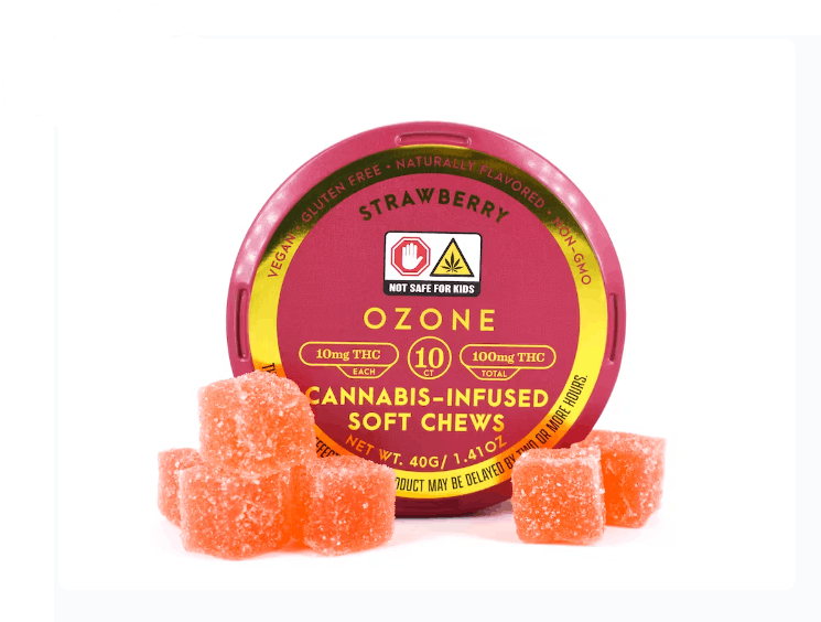 Photograph of product: Strawberry | Ozone | 100mg Gummies