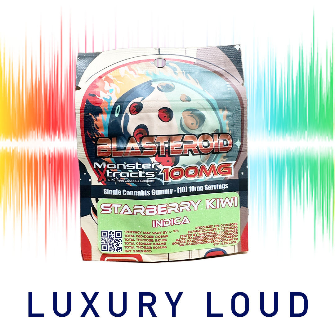 Photograph of product: Blasteroid Gummy STARBERRY KIWI 5/$10