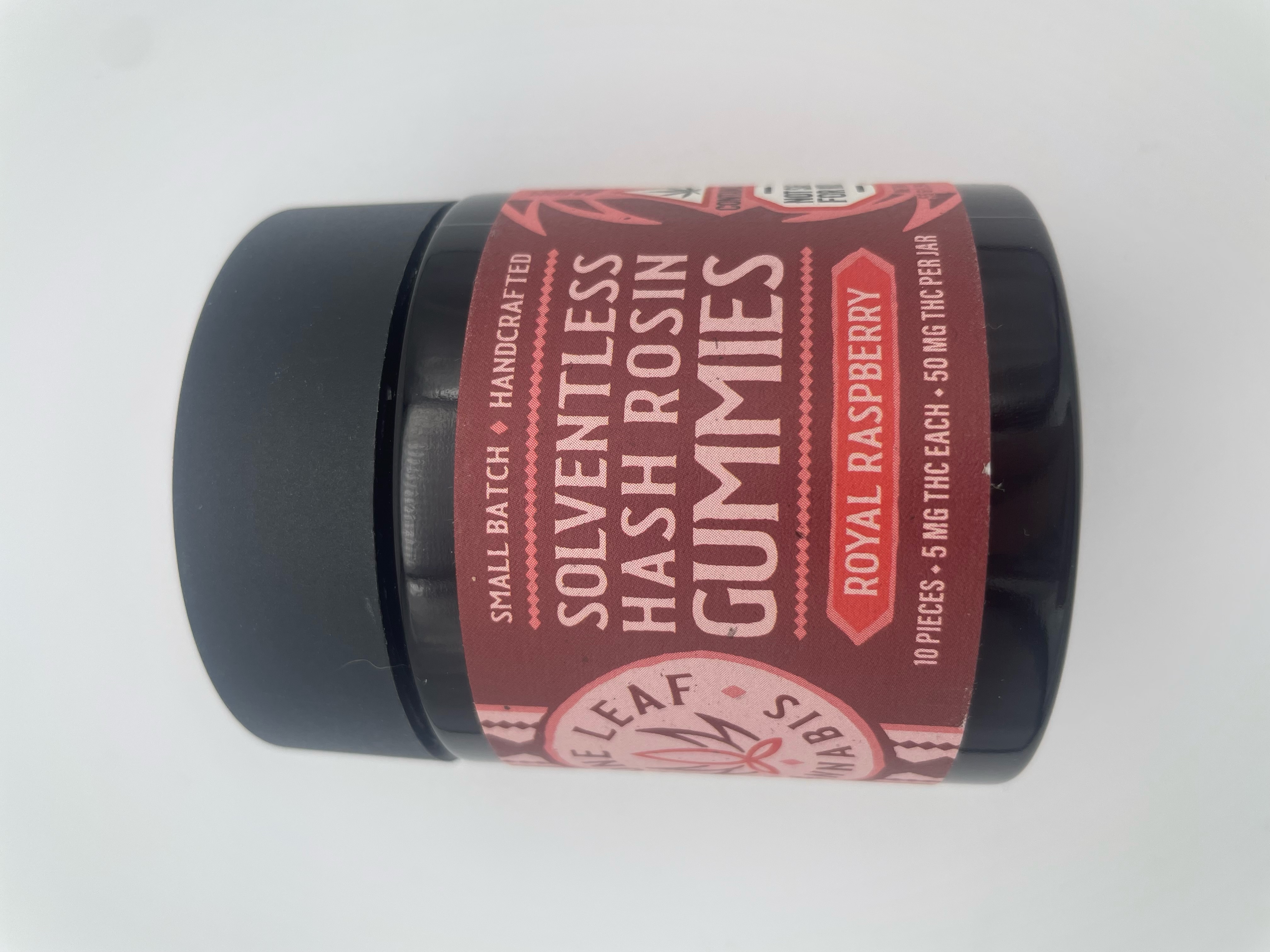 Photograph of product: Stone Leaf |  Royal Raspberry Gummies | Edibles | 5 mg x 10