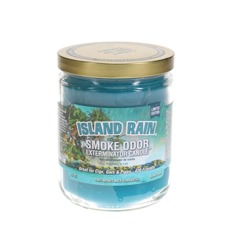 Photograph of product: Smoke Odor Candle 13 OZ - Island Rain