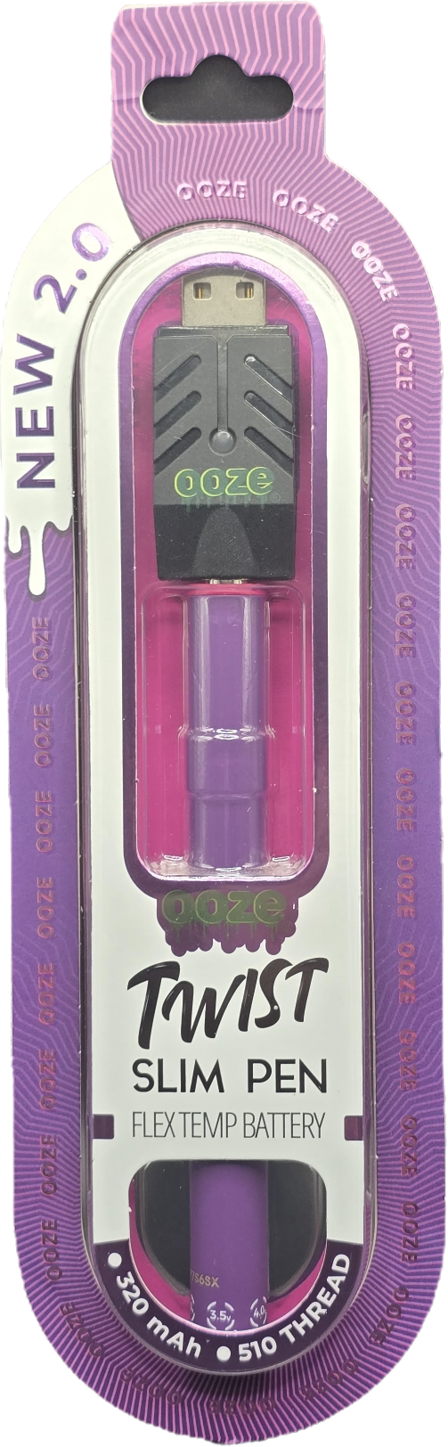 Photograph of product: Elite | Ooze | Twist Slim Pen | Battery |