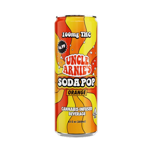 Photograph of product: Orange Soda | 12oz 100mg Can - 