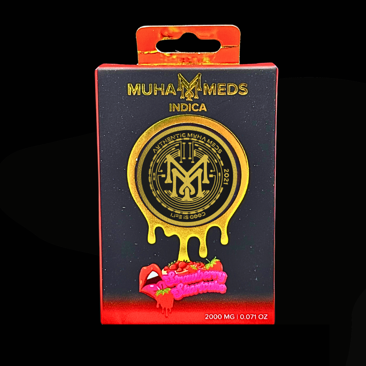 Photograph of product: Muha Meds 2g Cartridge | Strawberry Shortcake - Oui'd