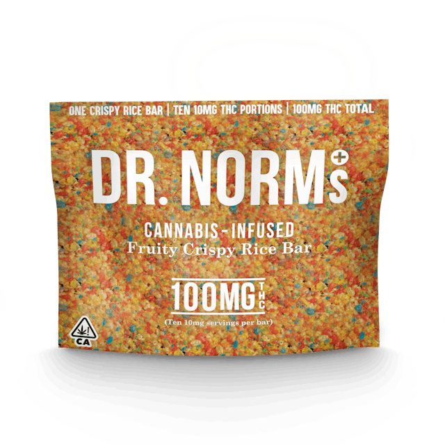Photograph of product: Fruity Pebbles Rice Krispy Treat - 100mg Edible - 