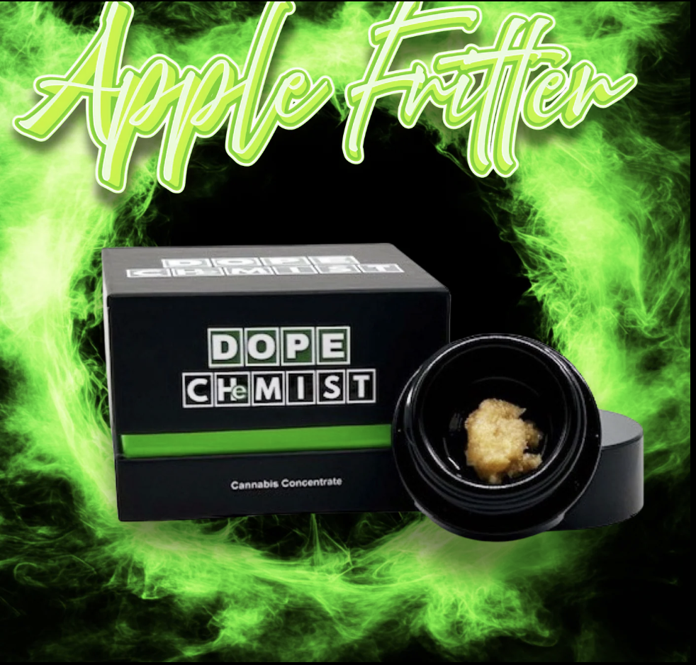 Photograph of product: Apple Fritz | 1 mg | Cured Badder | Dope Chemist