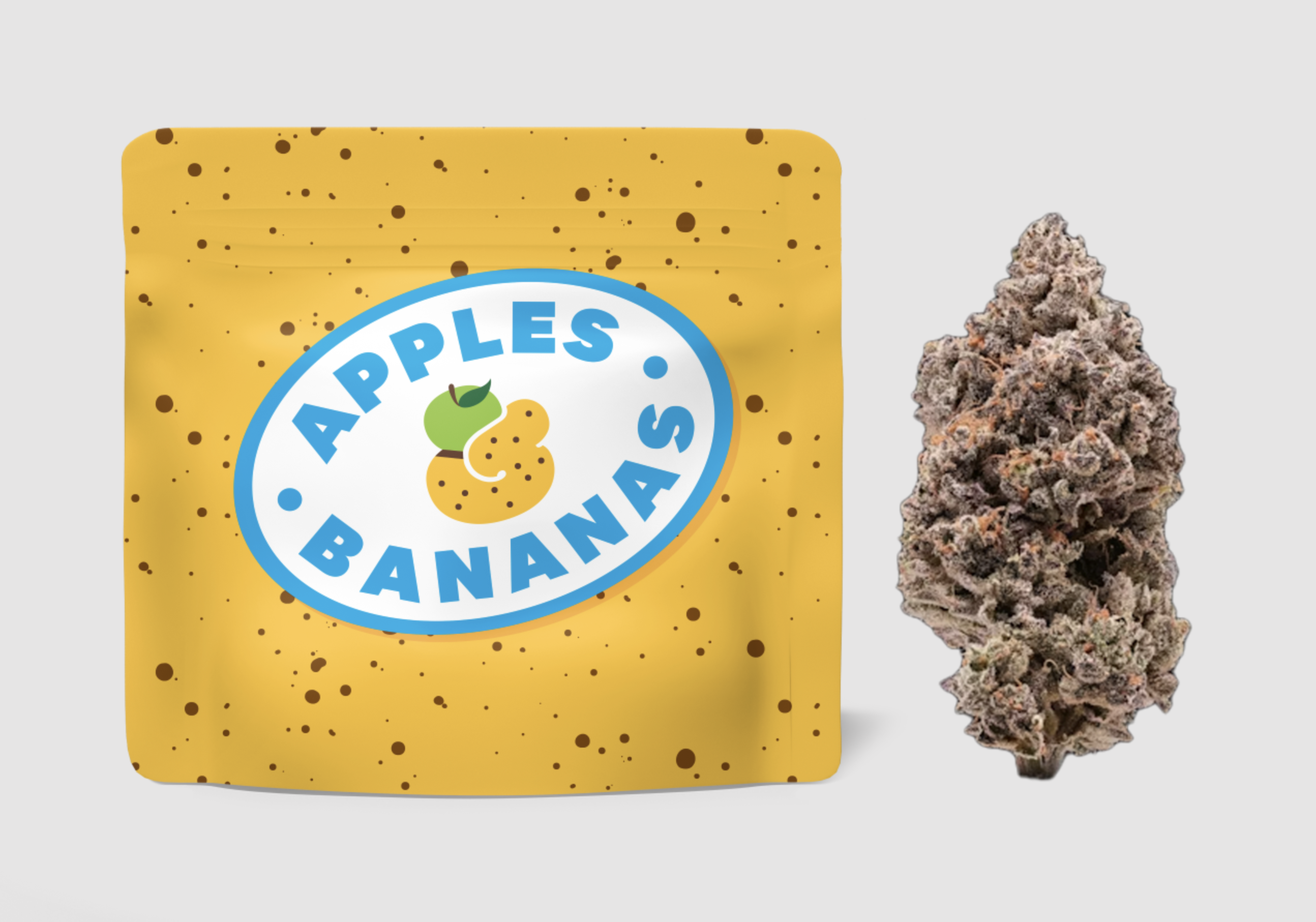 Photograph of product: COOKIES APPLES AND BANANAS FLOWER 3.5G