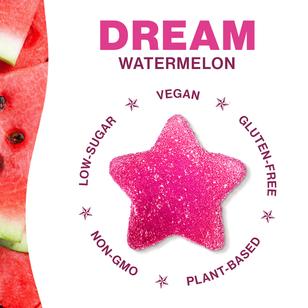 Photograph of product: Dream Watermelon 1:1:1 (TH-oui:CBD:CBN) | Gummies | 100mg