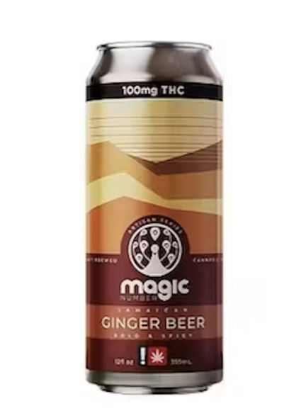 Photograph of product: Magic Number | Ginger Beer | 100mg