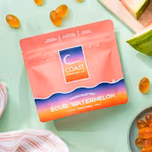 Photograph of product: Sour Watermelon Gummies 20PK