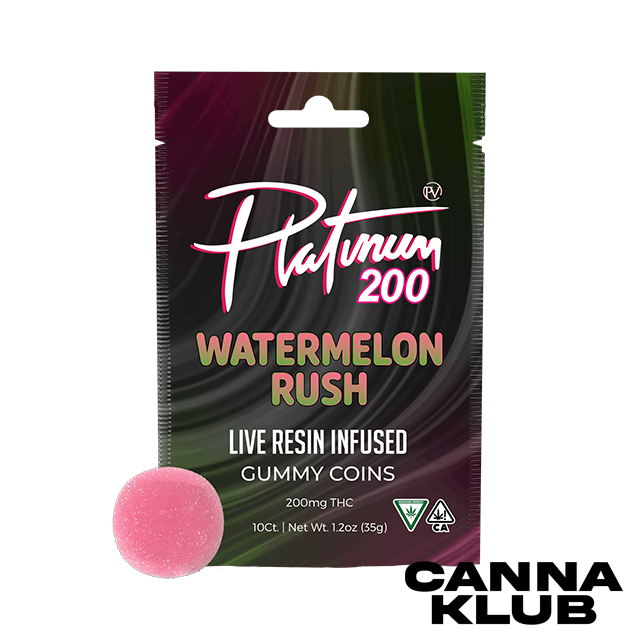 Photograph of product: 200MG WATERMELON LIVE RESIN GUMMIES