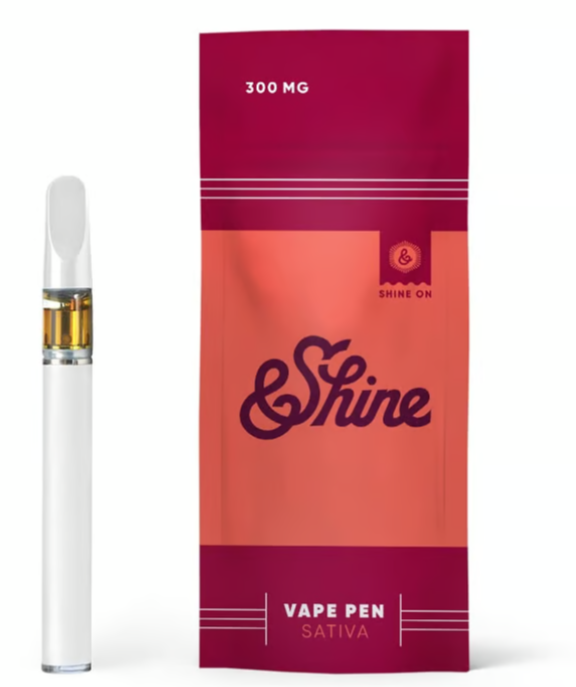 Photograph of product: &SHINE PINEAPPLE EXPRESS DISPOSABLE .3G