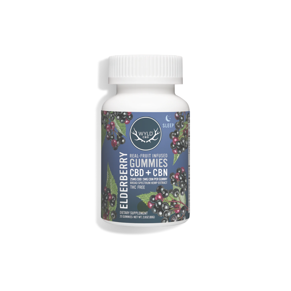 Photograph of product: Wyld - Hemp Gummies - Elderberry (CBD:CBN)