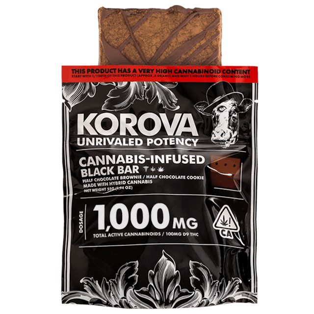 Photograph of product: Black Bar | 1000MG Brownie