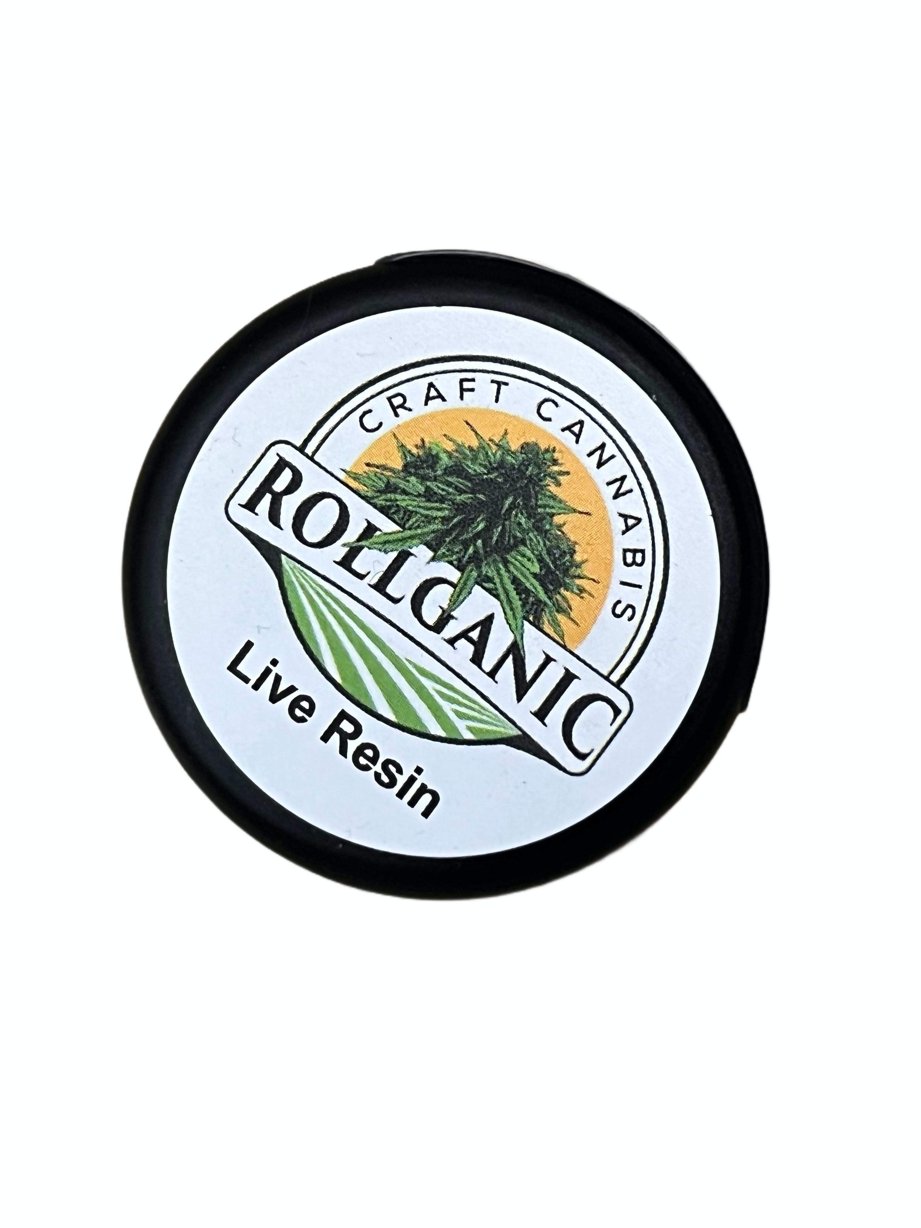 Photograph of product: Rollganic Live Rosin 1g Snow G