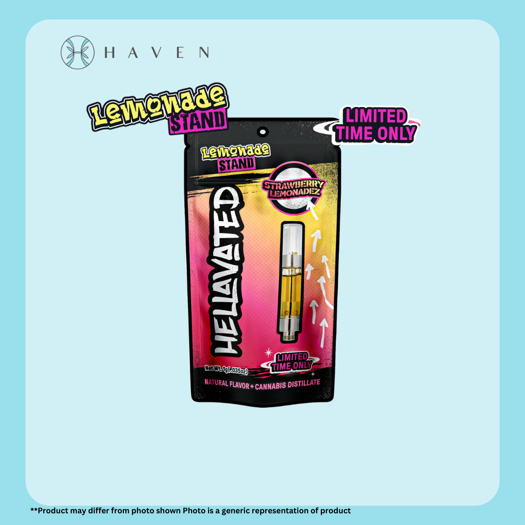 Photograph of product: 1g Strawberry Lemonadez (Distillate Cart) | Hellavated