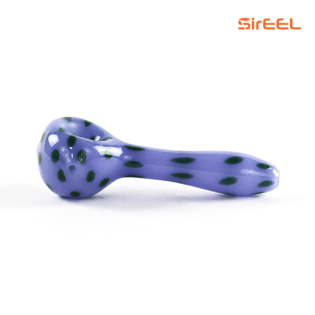 Photograph of product: SirEEL - 4.5" Leopard Spots Spoon Pipe - Assorted Colors