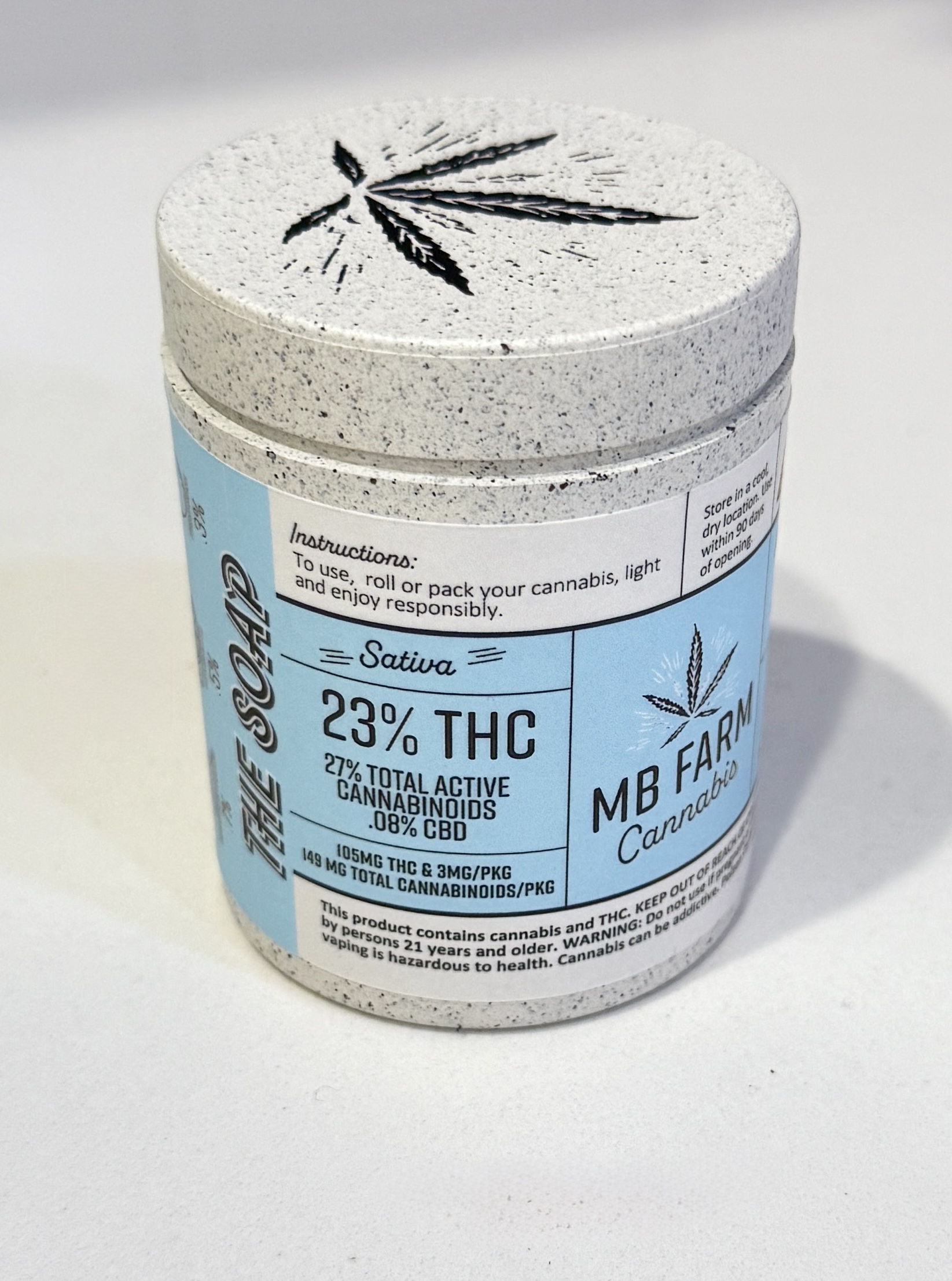 Photograph of Product: MB Farms - The Soap - Flower - 3.5g