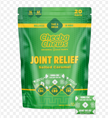 Photograph of product: Chews | Joint Relief Caramel Chews | 5mg Per Serving | 20pk