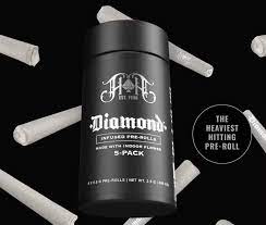 Photograph of product: Heavy Hitters x Greenline Pineapple Breeze .5g Infused Preroll 5pk