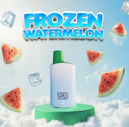 Photograph of product: Later Days Frozen Watermelon Disposable