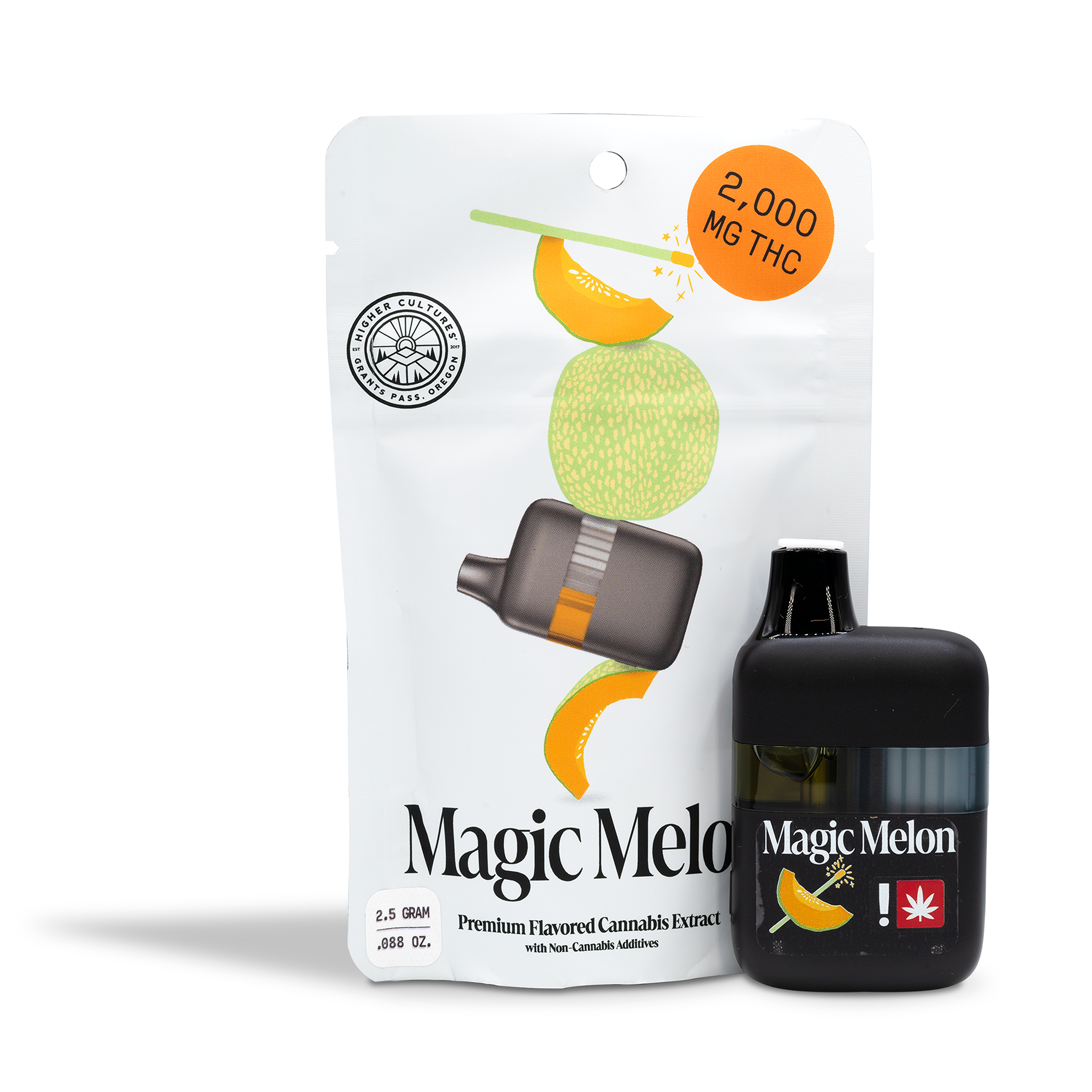 Photograph of product: Higher Cultures - Magic Melon Flavored Disposable Pod