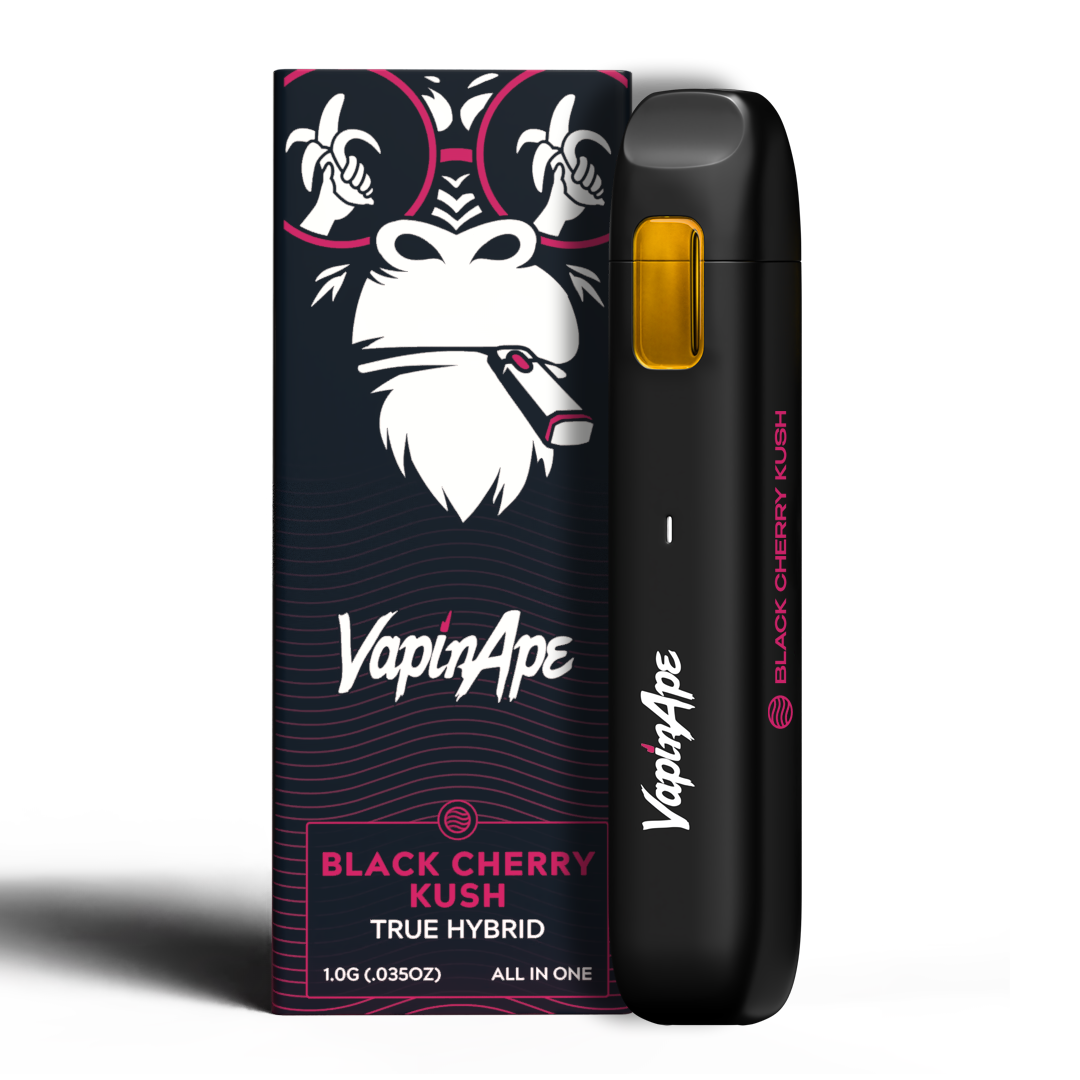 Photograph of product: Vapin Ape Black Cherry Kush All-In-One Vape | 1g