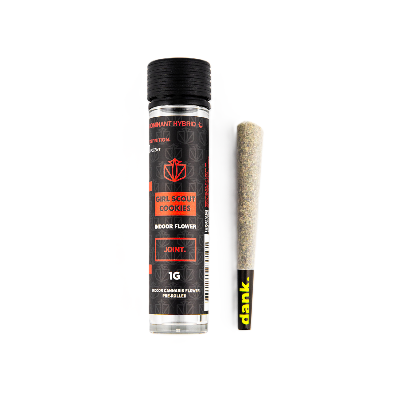 Photograph of product: Dank | Girl Scout Cookies | Indoor Flower Pre-Roll 1g