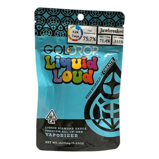 Photograph of product: Gold Drop - Jaw Breaker - Liquid Loud Diamond Sauce - 1.5g All-In-One - 