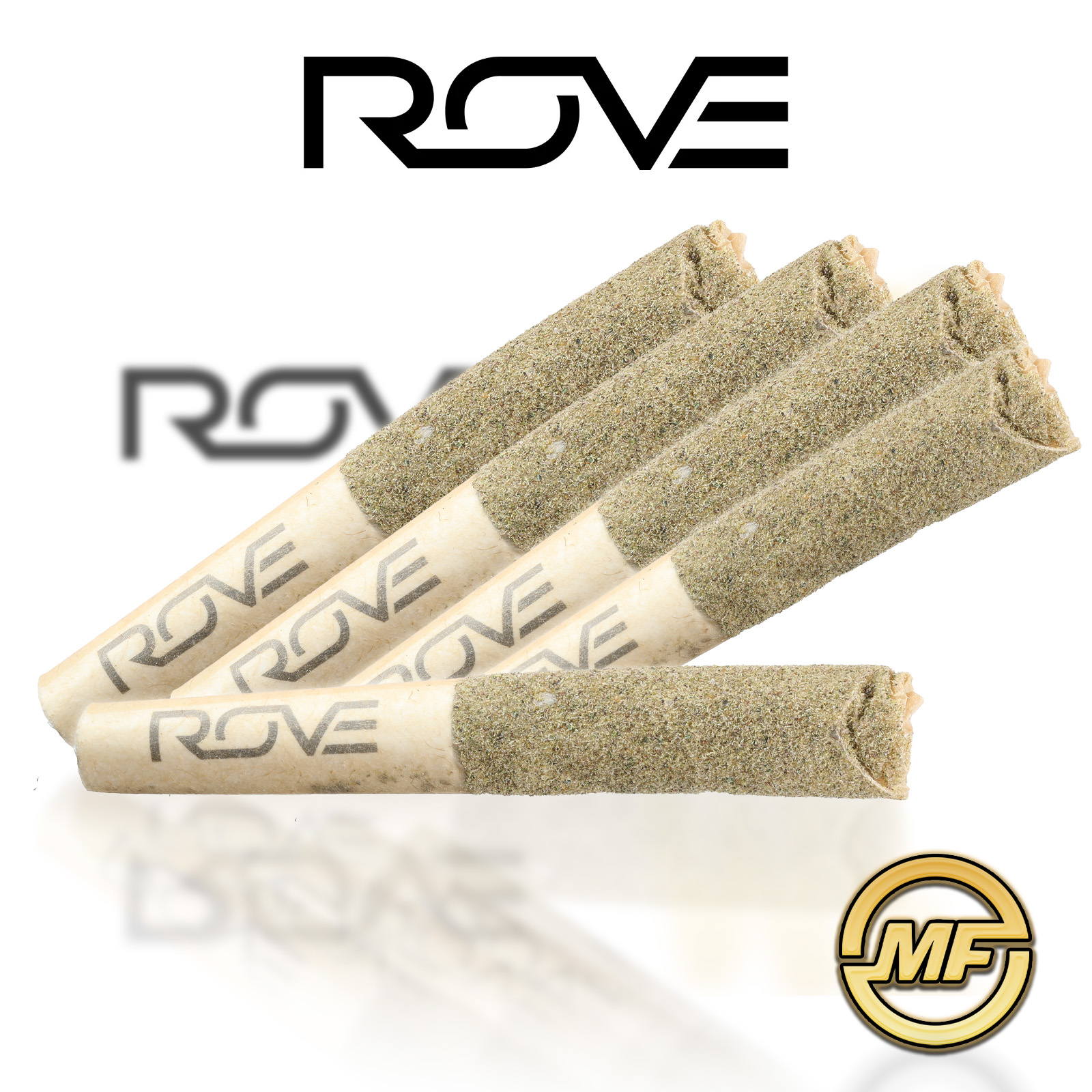 Photograph of product: Rove | Grape Stomper OG | Ice Packs | Rosin & Diamond Infused Pre-Rolls | 2.5g