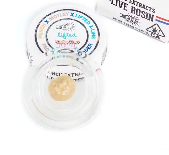 Photograph of Product: Face Melt Pie (Tier 4) Cold Cure Live ROSIN Badder 1g - Punch Extracts