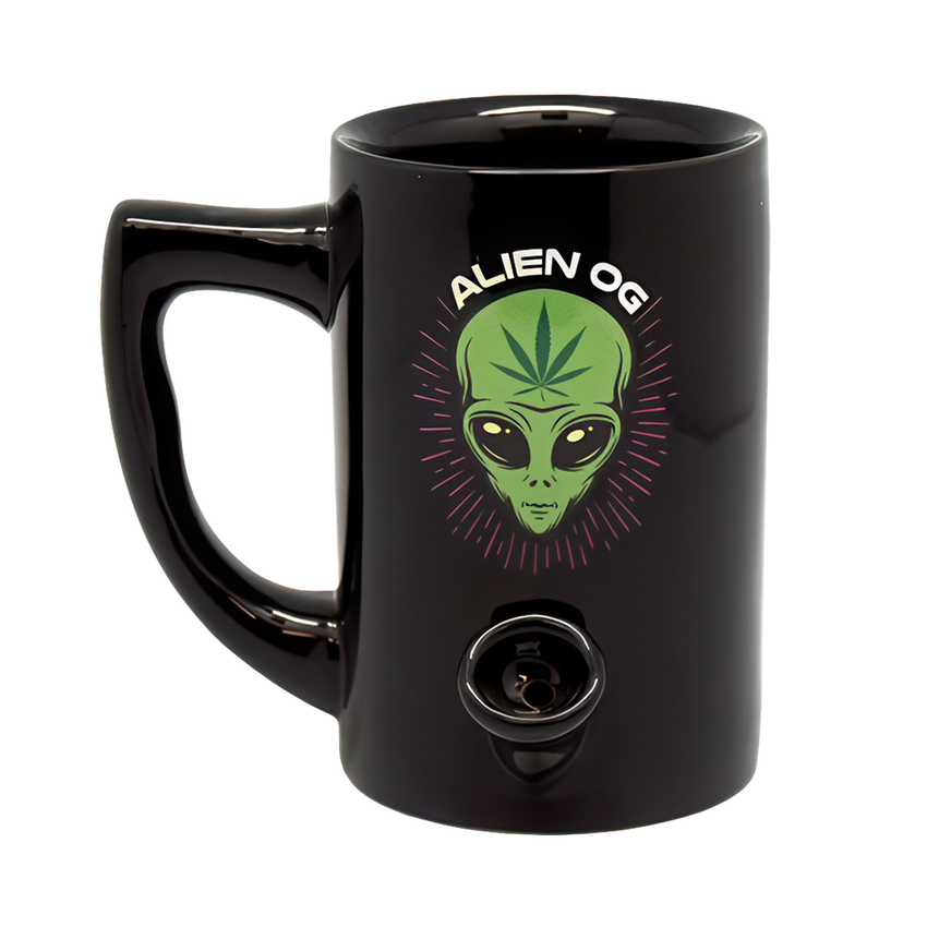 Photograph of product: Alien OG Ceramic Pipe Mug | 8oz