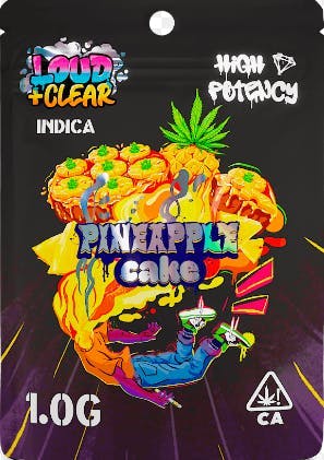 Photograph of product: Loud+Clear - Pineapple Cake (1000mg)