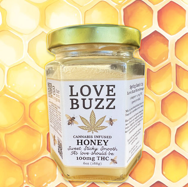 Photograph of product: Love Buzz Honey 100mg