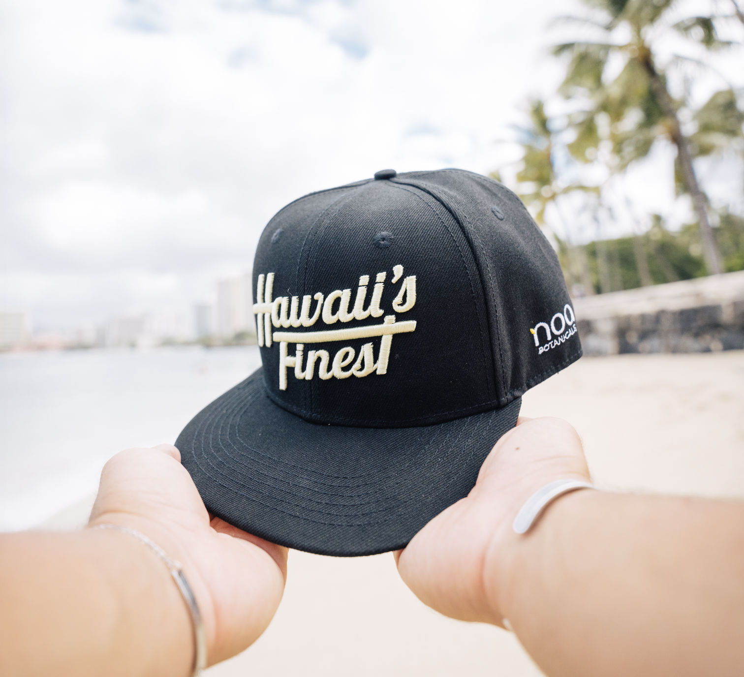 Photograph of product: Hawaii's Finest x Noa Botanicals Snapback Hat