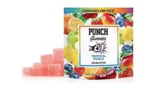 Photograph of product: Tropical Punch Gummies 100mg 10pk - 