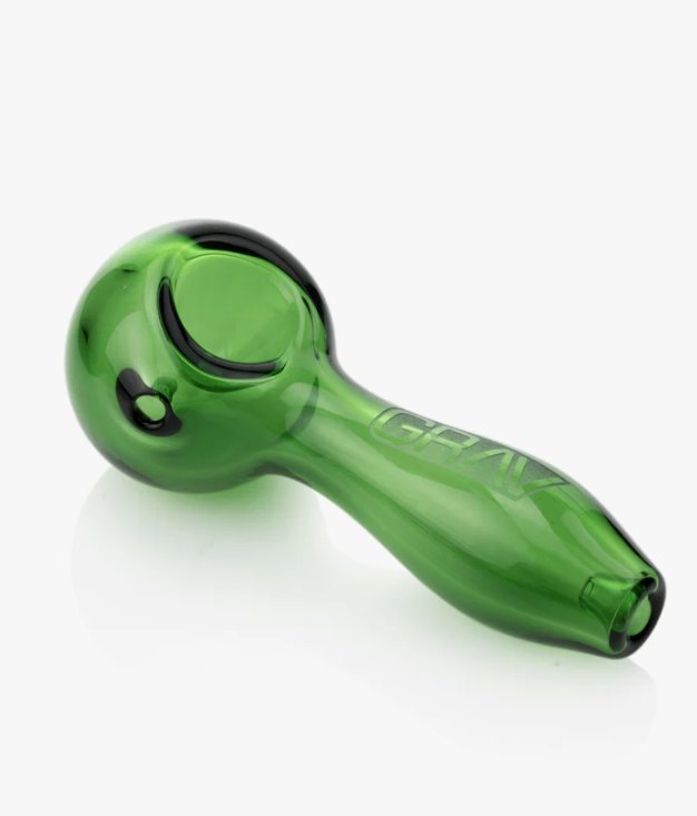 Photograph of product: Classic Spoon Pipe (Green) - Grav