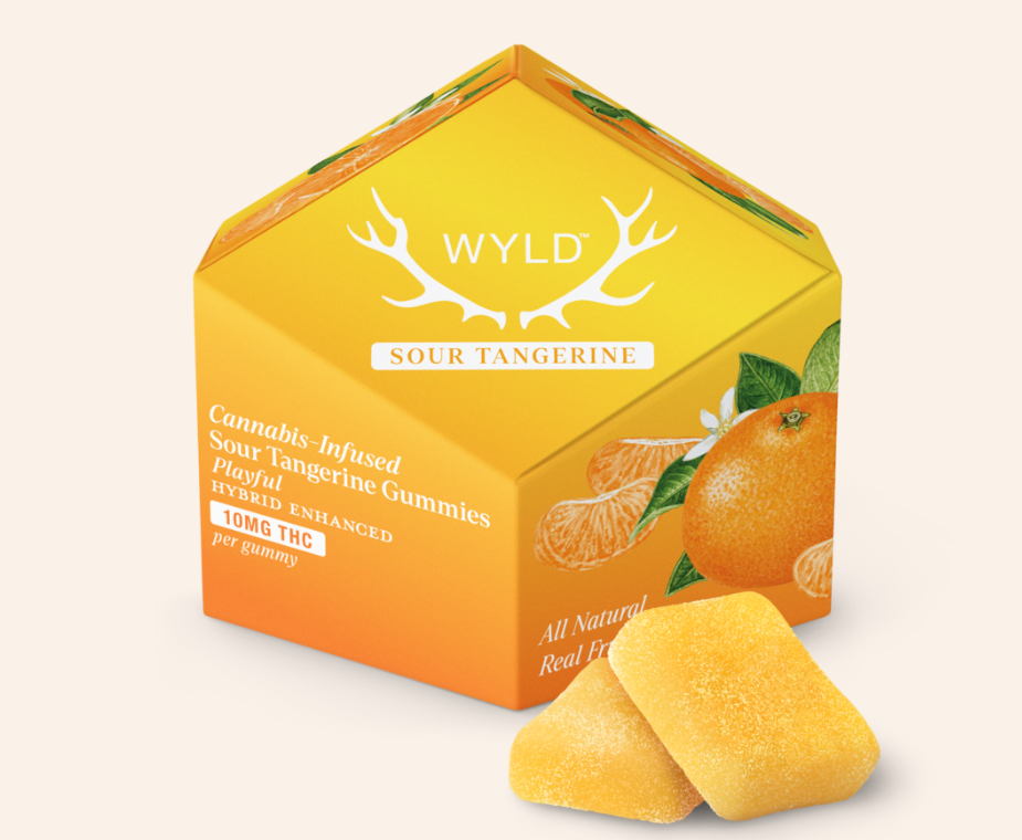 Photograph of product: Wyld | Sour Tangerine Hybrid Enhanced   100 Mg   10 Pack