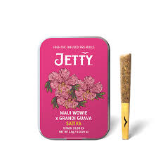 Photograph of product: Jetty | Maui Wowie x Grandi Guava | Pre-Roll Pack | 2.5g