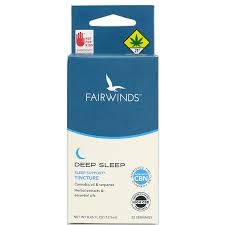 Photograph of product: Fairwinds Deep Sleep 5:5:1 CBN CBD TH-oui Tincture 550mg