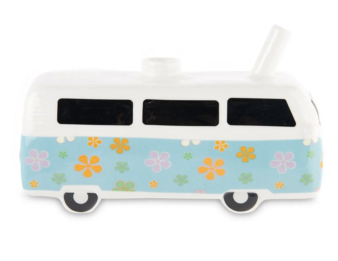 Photograph of product: Hippie Van VW Bus Bowl Hand Pipe Ceramic