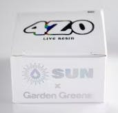 Photograph of product: SUN x Garden Greens 4Z0 Live Resin Badder