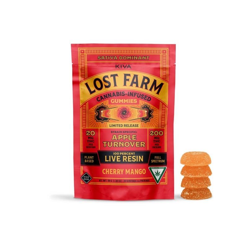 Photograph of product: LOST FARM - CHERRY MANGO - LIVE RESIN GUMMIES - 200MG