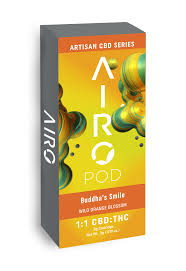 Photograph of product: Airo | Buddha's Smile 1:1 | AiroX AIO Disposable Vape | 1g