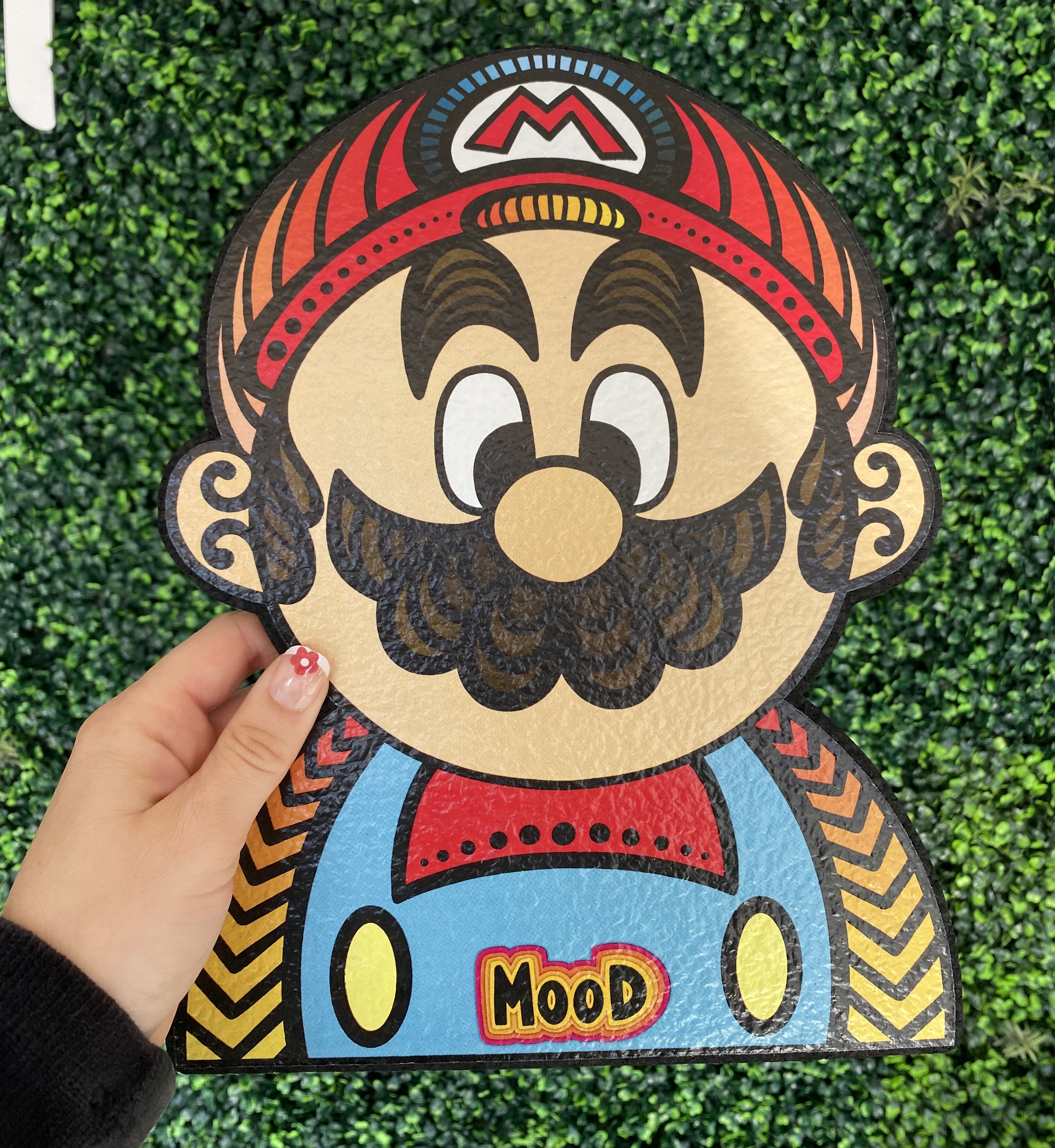 Photograph of product: Mario Mood Mat by @mandygrotie_art