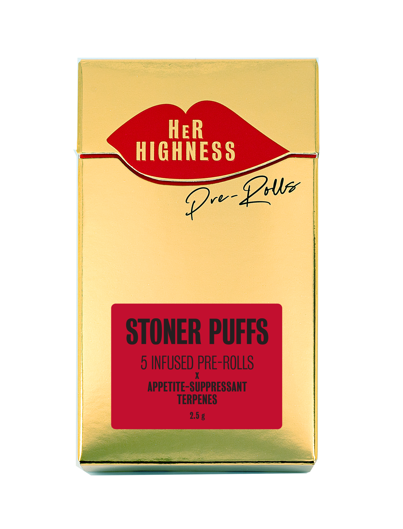 Photograph of product: Her Highness | Stoner Puffs | Infused Pre-Rolls | 5PK